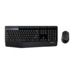Logitech MK345 Wireless Combo Full-Sized Keyboard with Palm Rest and Comfortable Right-Handed Mouse, 2.4 GHz Wireless USB Receiver, Compatible with PC, Laptop,Black